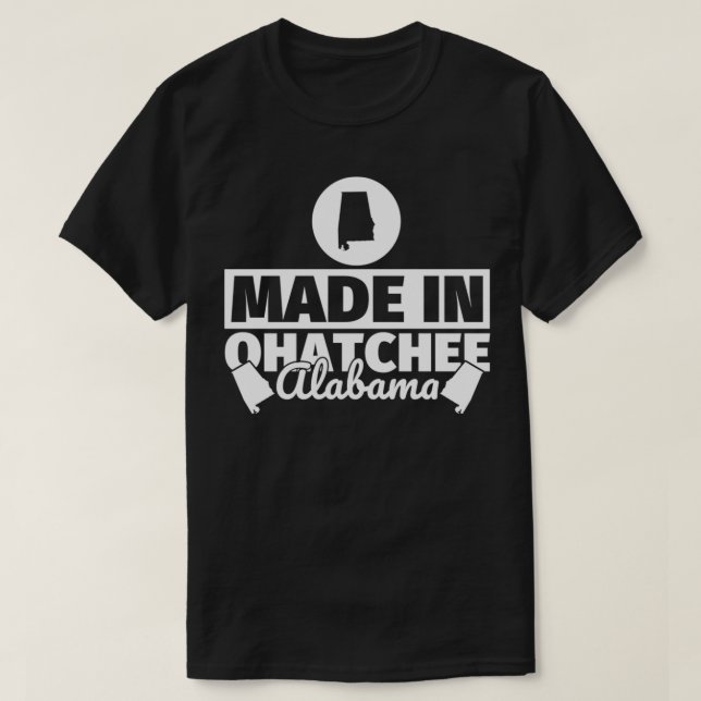 T-shirt Fabriqué à Ohatchee Alabama  (Design devant)