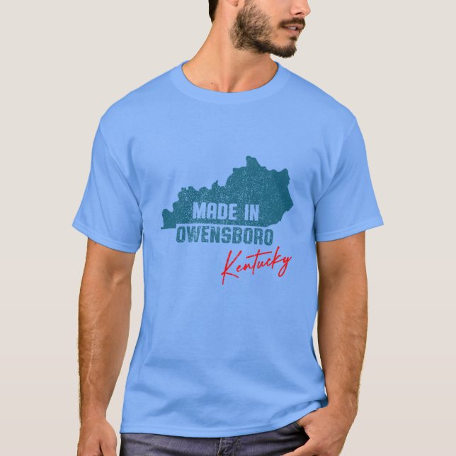 T-shirt Fabriqué à Owensboro Kentucky (Devant)