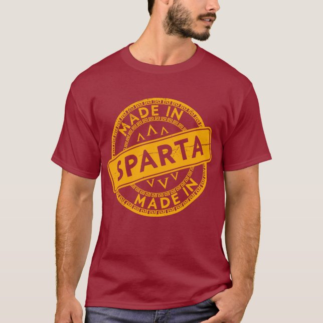 T-shirt Fabriqué à Sparta Mono (Devant)