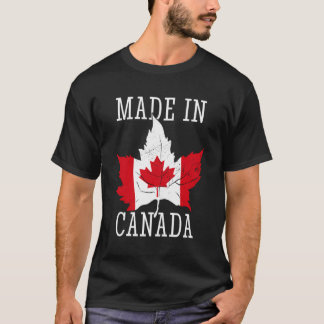 T-shirt Fabriqué Au Canada Drôle Canadien