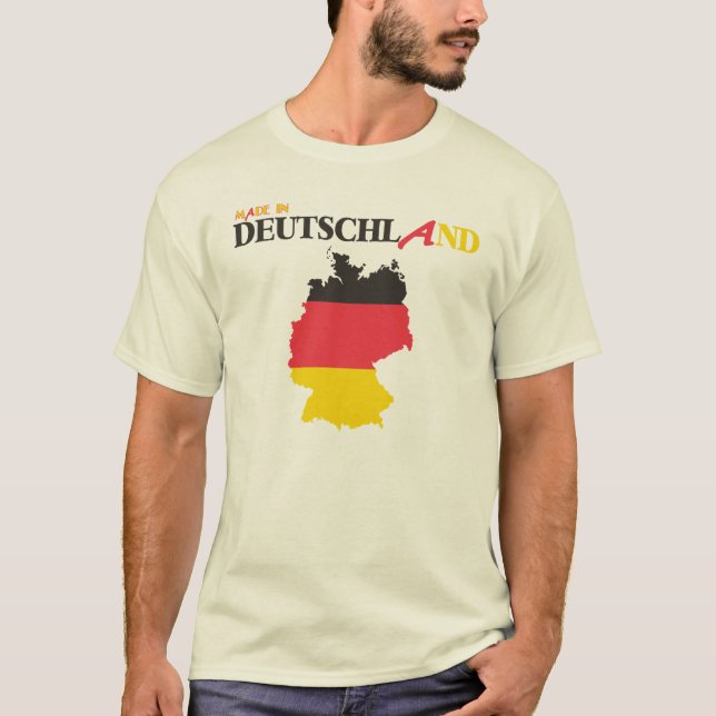 T-shirt Fabriqué au Deutschland (Devant)