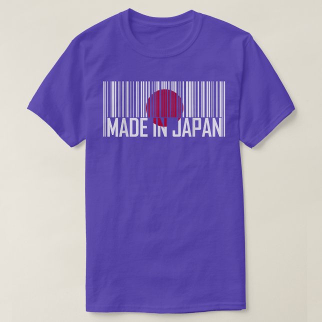T-shirt FABRIQUÉ AU JAPON Indicateur Code barre (Design devant)