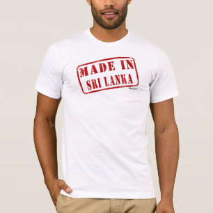 T-shirt Fabriqué au Sri Lanka