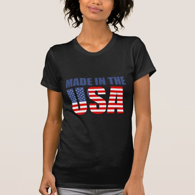 T-shirt fabriqué aux états-unis (Devant)