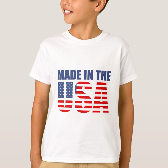 T-shirt fabriqué aux états-unis (Devant)