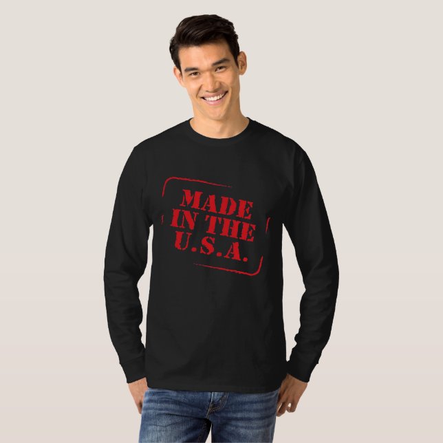 T-shirt fabriqué aux Etats-Unis (Devant entier)