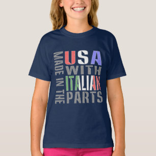 T-shirt Fabriqué aux États-Unis avec des pièces italiennes