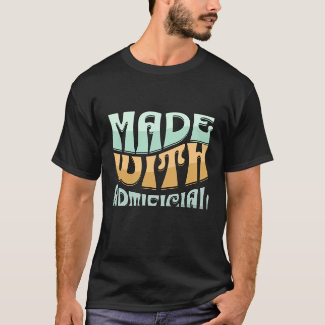 T-shirt Fabriqué Avec Une Intelligence Artificielle IA Bac (Devant)