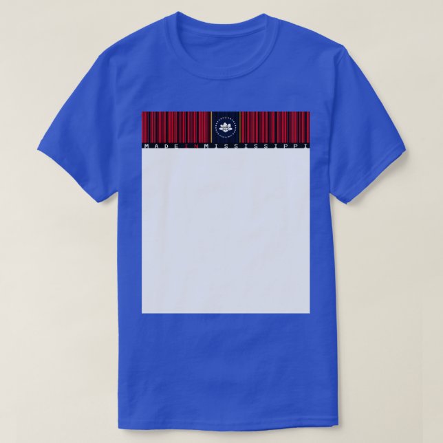 T-shirt Fabriqué dans le Mississippi 1 (Design devant)