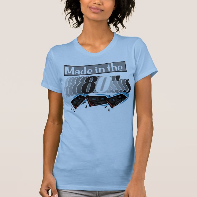 T-shirt Fabriqué dans les années 80 - Customisé - Customis (Devant)