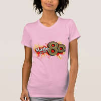 Fabriqué dans les années 80 dames logo multicolore