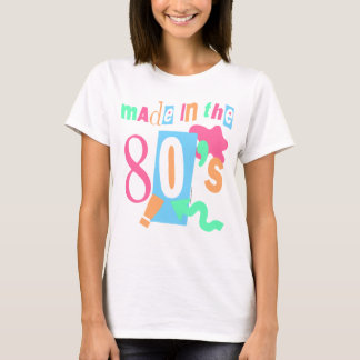T-shirt Fabriqué dans les années 80 Pastel Eighties Retro