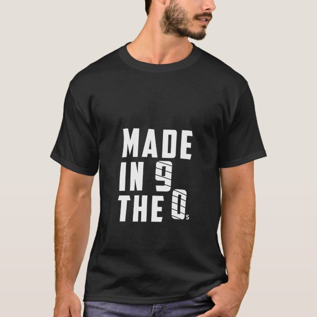 T-shirt Fabriqué Dans Les Années 90 (Devant)