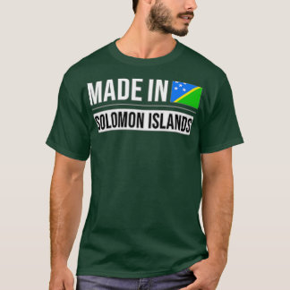 T-shirt Fabriqué dans les Îles Salomon cadeau pour les Île