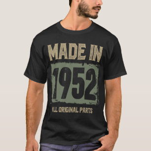 T-shirt Fabriqué En 1952 Toutes Les Pièces Originales