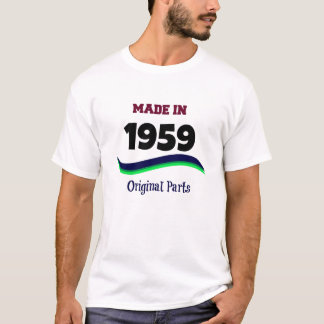 T-shirt Fabriqué en 1959, Pièces originales