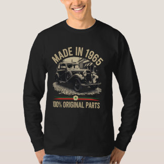 T-shirt Fabriqué en 1965 100 Pour Cent Pièces Originales A