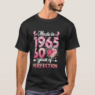 T-shirt Fabriqué En 1965 60e Anniversaire Cadeaux Femmes 6