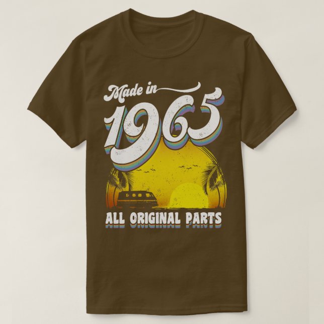 T-shirt Fabriqué en 1965 Toutes les pièces originales 53d  (Design devant)