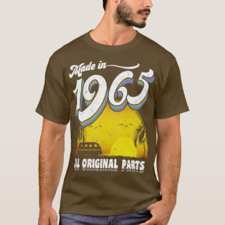T-shirt Fabriqué en 1965 Toutes les pièces originales 53d 