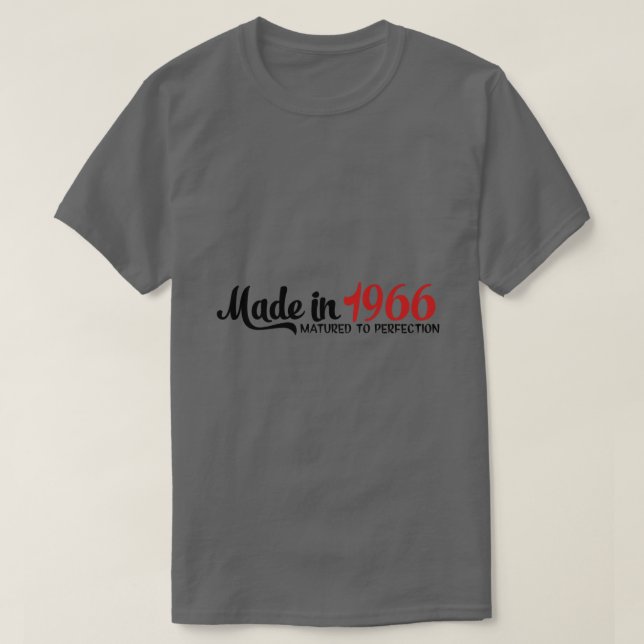T-shirt fabriqué en 1966 (Design devant)