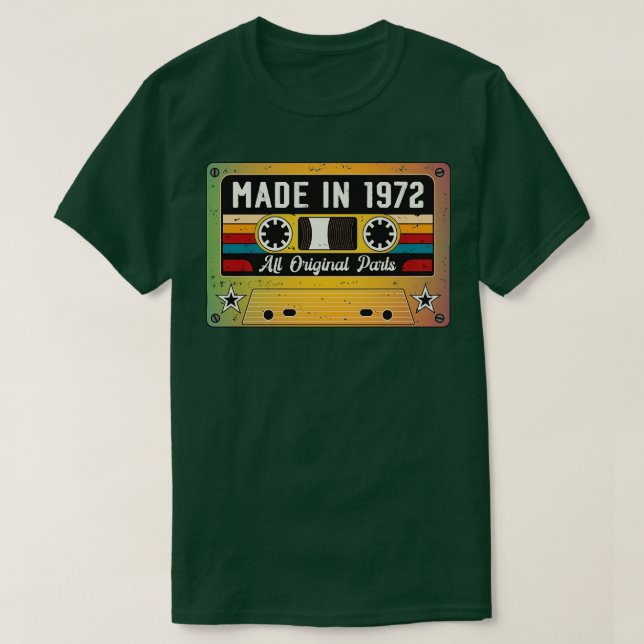 T-shirt Fabriqué en 1972 (Design devant)