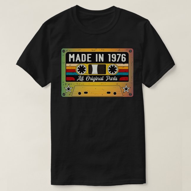 T-shirt Fabriqué en 1976 (Design devant)