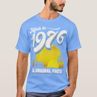 T-shirt Fabriqué en 1976 Toutes les pièces originales 1