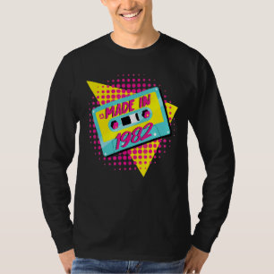 T-shirt Fabriqué En 1982 40e anniversaire 80s 90s 1990s 19