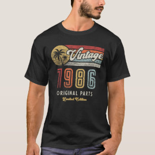 T-shirt Fabriqué en 1986 Cadeau Classique Drôle de 40 Ans