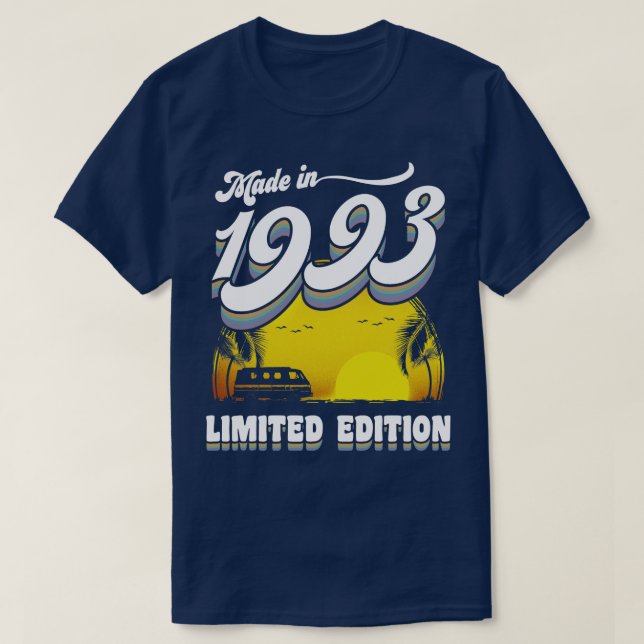 T-shirt Fabriqué en 1993 30e cadeau d'anniversaire 30 ans  (Design devant)