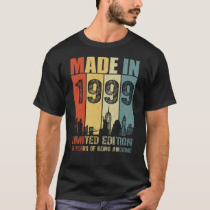 T-shirt Fabriqué En 1999 Édition Limitée 26 Ans