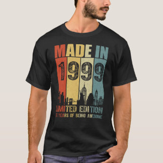 T-shirt Fabriqué En 1999 Édition Limitée 26 Ans