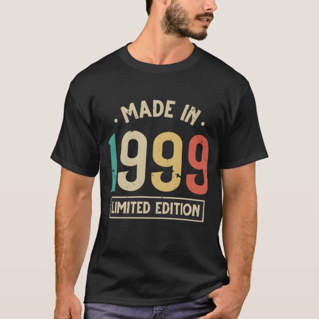 T-shirt fabriqué en 1999 édition limitée garçon (Devant)