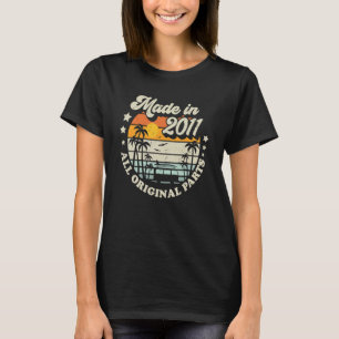 T-shirt Fabriqué En 2011 Toutes Pièces Originales Style Ré