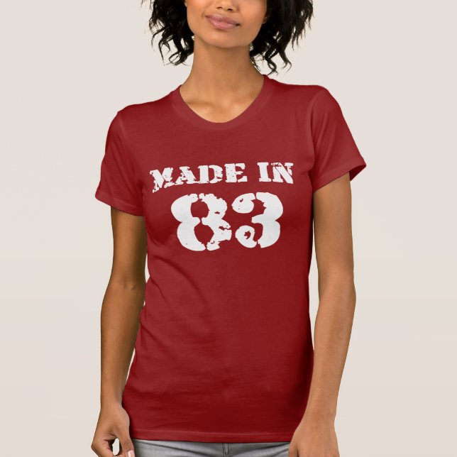 T-shirt Fabriqué En 83 Chemise (Devant)