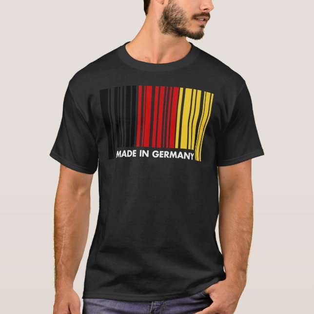 T-shirt Fabriqué en Allemagne Oktoberfest Barcode T Shirt  (Devant)