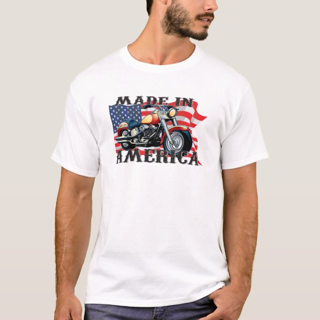 T-shirt fabriqué en Amérique (Devant)