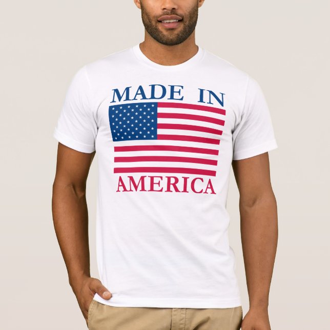 T-shirt Fabriqué en Amérique (Devant)