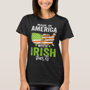 T-shirt Fabriqué en Amérique avec des pièces irlandaises D