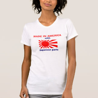 T-shirt Fabriqué en Amérique avec le Japonais partie le