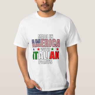T-shirt Fabriqué en Amérique avec pièces italiennes