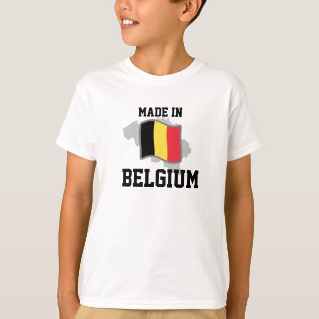 T-shirt Fabriqué en Belgique (Devant)