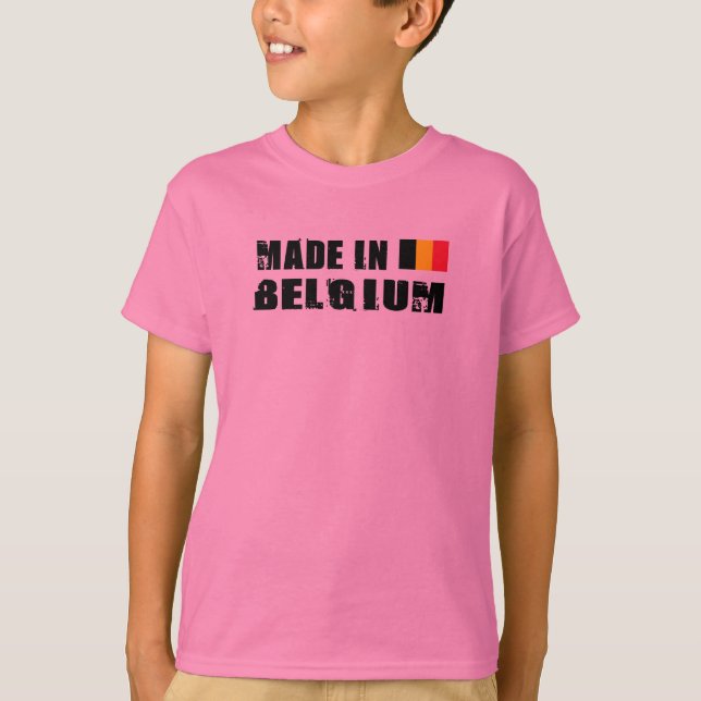 T-shirt Fabriqué en Belgique (Devant)