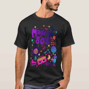 T-shirt Fabriqué en Cool des années 80 Retour aux années 8