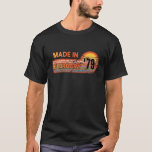 T-shirt Fabriqué en février 1979 Incroyable depuis 1979 An