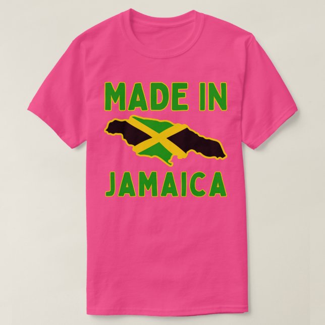 T-shirt Fabriqué En Jamaïque (Design devant)