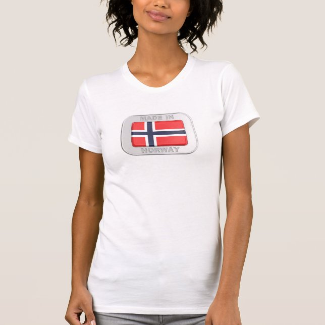 T-shirt Fabriqué en Norvège (Devant)