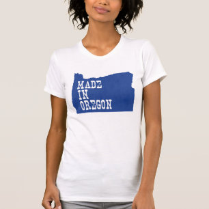 T-shirt Fabriqué en Oregon pour une femme de Webfoot en Or