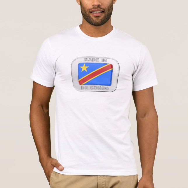 T-shirt Fabriqué en RD du Congo (Devant)